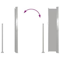 Berkfield Home Patio Retractable Side Awning 160 x 300 cm Grey - thumbnail 5