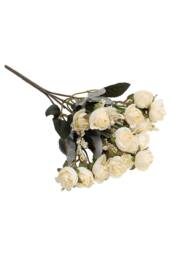 Living and Home Artificial Silk Rose Bouquet Wedding Decoration in Beige - thumbnail 2