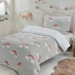 Smart Living Luxurious Glow in the Dark Fleece Duvet Cover with Pillowcases - Size: Double - thumbnail 3