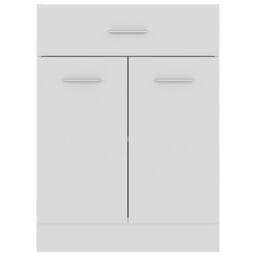 Berkfield Home Drawer Bottom Cabinet White 60x46x81.5 cm Engineered Wood - thumbnail 5