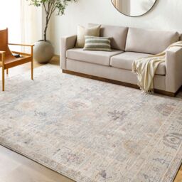 Livabliss Becki Owens Marlene Vintage Blue Grey Traditional Boho Living Dining Rug - Size: 200 cm x 275 cm - thumbnail 1