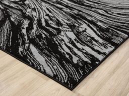 Desire Rugs Obsidian Modern Low Pile Area Rug - Whirlpool Design in Grey - Size: 160 cm x 230 cm - thumbnail 5