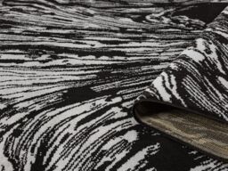 Desire Rugs Obsidian Modern Low Pile Area Rug - Whirlpool Design in Grey - Size: 160 cm x 230 cm - thumbnail 4