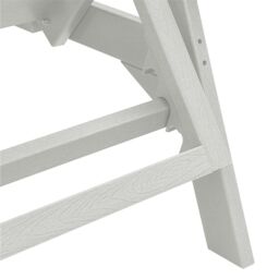 Berkfield Home Sun Loungers 2 pcs White 162x53x98.5 cm HDPE - thumbnail 8