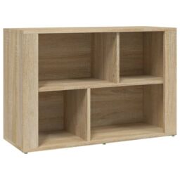 Berkfield Home Sideboard Sonoma Oak 80x30x54 cm Engineered Wood in Brown - Size: 80 x 30 x 54 cm - thumbnail 2