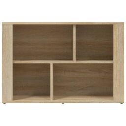 Berkfield Home Sideboard Sonoma Oak 80x30x54 cm Engineered Wood in Brown - Size: 80 x 30 x 54 cm - thumbnail 5