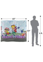Nickelodeon Rocket Power Otto, Reggie & Twister Skate Silky Touch Super Soft Throw Blanket 152 X 127 cm in White - thumbnail 5