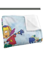 Nickelodeon Rocket Power Otto, Reggie & Twister Skate Silky Touch Super Soft Throw Blanket 152 X 127 cm in White - thumbnail 3