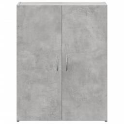 Berkfield Home File Cabinet Concrete Grey 60x32x77.5 cm Engineered Wood - thumbnail 4