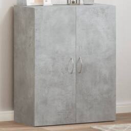 Berkfield Home File Cabinet Concrete Grey 60x32x77.5 cm Engineered Wood - thumbnail 2