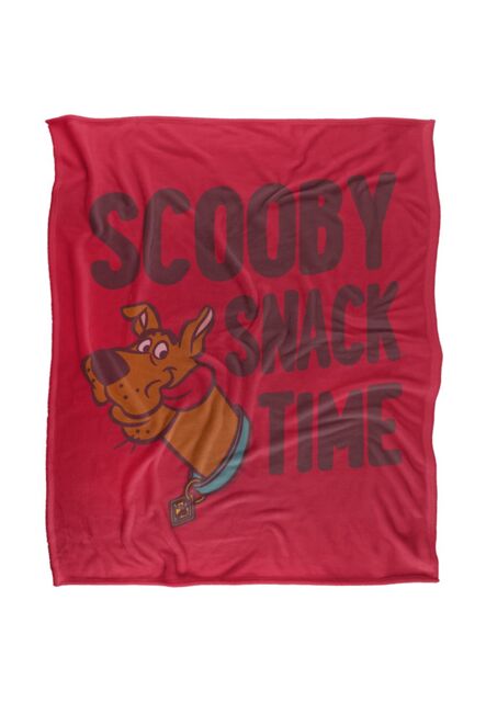 Warner Brothers Scooby Doo Officially Licensed Silky Touch Super Soft Throw Blanket 152 x 127 cm in White - image 1