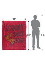 Warner Brothers Scooby Doo Officially Licensed Silky Touch Super Soft Throw Blanket 152 x 127 cm in White - thumbnail 5