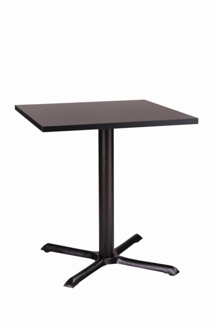 netfurniture Elliot Black Table Base Square Laminate Top