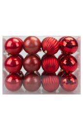 VFM e-Store Christmas Bauble Decoration Hanging Tree Ornament X 24 8cm Red
