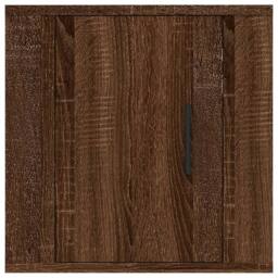 Berkfield Home Wall Mounted TV Cabinets 2 pcs Brown Oak 40x34.5x40 cm - thumbnail 6