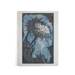 "Artery8 Artichoke Stylised Flower Bloom Reijer Stolk Canvas Wall Art Print - Size: W18"" x H24""" - thumbnail 1