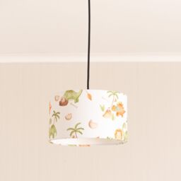 ValueLights Toro Childrens Nursery Drum Ceiling Floor Light Lamp Shade & 10w LED - thumbnail 5