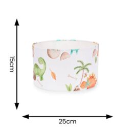 ValueLights Toro Childrens Nursery Drum Ceiling Floor Light Lamp Shade & 10w LED - thumbnail 7