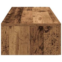 Berkfield Home Wall Shelf with Drawers Old Wood 60x26.5x15 cm Engineered Wood in Brown - thumbnail 5