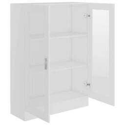 Berkfield Home Vitrine Cabinet White 82.5x30.5x115 cm Engineered Wood - thumbnail 5