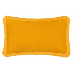 Furn Soleil Embroidered Cushion in Yellow - Size: 30 cm x 50 cm - thumbnail 2