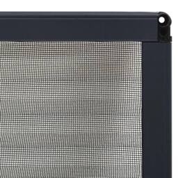 Berkfield Home Plisse Insect Screen for Windows Aluminium Anthracite 80x120 cm in Black - thumbnail 6