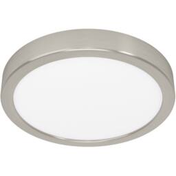 Loops Satin Nickel Design Round Ceiling Light - Indoor Stylish & Elegant in Metallics - thumbnail 1