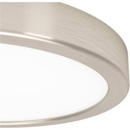 Loops Satin Nickel Design Round Ceiling Light - Indoor Stylish & Elegant in Metallics - thumbnail 5