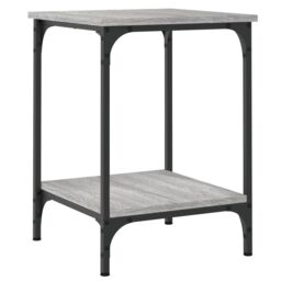Berkfield Home Coffee Table Grey Sonoma 40x40x55 cm Engineered Wood - Size: 40 x 40 x 55 cm - thumbnail 2
