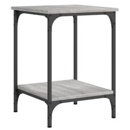 Berkfield Home Coffee Table Grey Sonoma 40x40x55 cm Engineered Wood - Size: 40 x 40 x 55 cm - thumbnail 5
