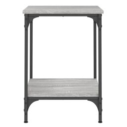 Berkfield Home Coffee Table Grey Sonoma 40x40x55 cm Engineered Wood - Size: 40 x 40 x 55 cm - thumbnail 6
