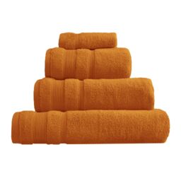 Allure Bath Fashions Luxury Zero Twist Egyptian Cotton Towels in Burnt Orange