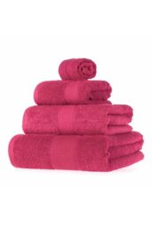 Homescapes 500 GSM Turkish Cotton Towel Soft, Absorbent & Quick-Drying in Raspberry - thumbnail 2