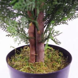 Leaf 120cm Realistic Artificial Cypress Topiary in Green - thumbnail 3