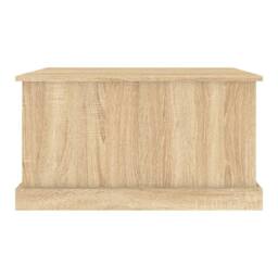 Berkfield Home Storage Box Sonoma Oak 70x40x38 cm Engineered Wood in Light Tan - Size: 70 x 40 x 38 cm - thumbnail 6