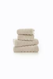 The Lyndon Company Rainham Supersoft Cotton Towel In Soft Absorbent Everyday Design in Taupe - thumbnail 2