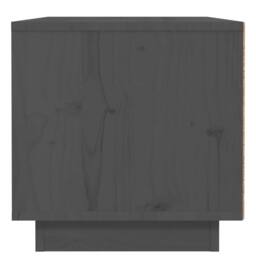 Berkfield Home Bedside Cabinet Grey 40x34x35 cm Solid Wood Pine - Size: 40 x 34 x 35 cm - thumbnail 6