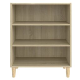 Berkfield Home Sideboard Sonoma Oak 57x35x70 cm Engineered Wood in Brown - Size: 57 x 35 x 70 cm - thumbnail 4