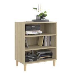 Berkfield Home Sideboard Sonoma Oak 57x35x70 cm Engineered Wood in Brown - Size: 57 x 35 x 70 cm - thumbnail 3