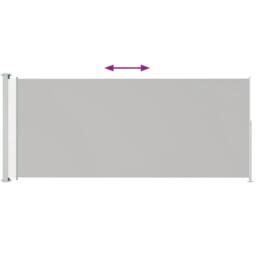 Berkfield Home Patio Retractable Side Awning 220x500 cm Cream in Beige - thumbnail 3