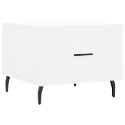 Berkfield Home Coffee Table White 50x50x40 cm Engineered Wood - Size: 50 x 50 x 40 cm - thumbnail 2