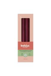 KDMD Metallic Red Bolsius Tapered Candles 245 x 24mm in Burgundy - thumbnail 2