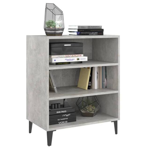 Berkfield Home Sideboard Concrete Grey 57x35x70 cm Engineered Wood - Size: 57 x 35 x 70 cm - image 1