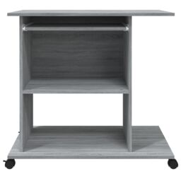 Berkfield Home Computer Desk Grey Sonoma 80x50x75 cm Engineered Wood - Size: 80 x 50 x 75 cm - thumbnail 6