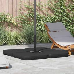 Berkfield Home Portable Parasol Base Sand / Water Filled 60 L in Black - thumbnail 2