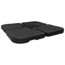 Berkfield Home Portable Parasol Base Sand / Water Filled 60 L in Black - thumbnail 6