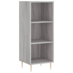 Berkfield Home Sideboard Grey Sonoma 34.5x32.5x90 cm Engineered Wood - thumbnail 2