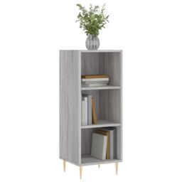 Berkfield Home Sideboard Grey Sonoma 34.5x32.5x90 cm Engineered Wood - thumbnail 3