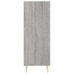 Berkfield Home Sideboard Grey Sonoma 34.5x32.5x90 cm Engineered Wood - thumbnail 5