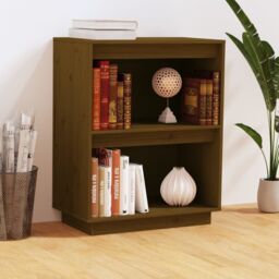 Berkfield Home Console Cabinet Honey Brown 60x34x75 cm Solid Wood Pine - Size: 60 x 34 x 75 cm